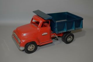GREAT Vintage 50s TONKA Toys Hydraulic Dump Truck Professionally Restored 3