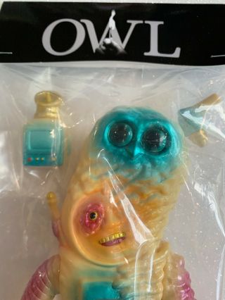 Otus Owl Toy Mib Sofubi - Made In Japan - Bemon - Mvh - Gargamel - Zollmen - Secret Base
