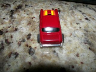 TYCO ' 57 CHEVY - MAROON WITH STRIPES - HP7 CHASSIS - HTF COLOR COMBO 8