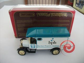 Matchbox Model Of Yesteryear Code 2 Ford TT Van,  BPH With Cert,  Rare 2
