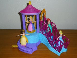 Disney Princess Little Kingdom Petal Float Water Palace Mattel 2013 Bath Playset