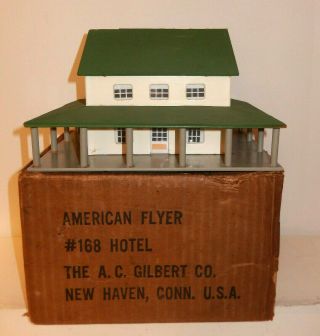 American Flyer Very Rare 168 Hotel - 1953 Only Lionel Also Ob
