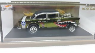 Hot Wheels 2019 RLC Exclusive ' 55 Chevy Bel Air Gasser WWII Flying Tigers,  3 3