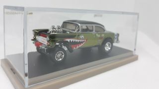Hot Wheels 2019 RLC Exclusive ' 55 Chevy Bel Air Gasser WWII Flying Tigers,  3 5