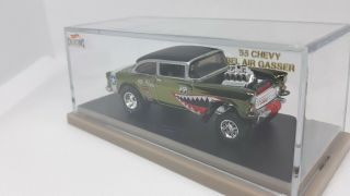 Hot Wheels 2019 RLC Exclusive ' 55 Chevy Bel Air Gasser WWII Flying Tigers,  3 6