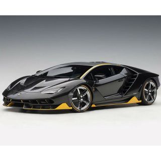 Autoart Lamborghini Centenario 1:18 Clear Carbon With Yellow Accents 79114
