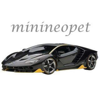 Autoart 79114 Lamborghini Centenario 1/18 Model Car Clear Carbon Yellow Accents