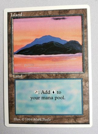 Vintage Magic | Mtg Summer Magic Island [pink Sky],