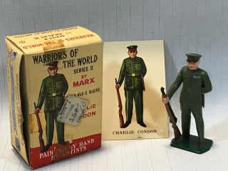 Marx Warriors Of The World 1 Charlie Condon World War Ii Marine Hand Painted