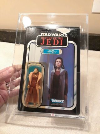 1983 Kenner Star Wars Rotj Princess Leia Organa Bespin Cas 60,  Back A Unpunched