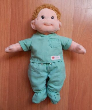 Ty Beanie Kid Boomer 10 " Plush Doll 2000 Nurse Doctor Scrubs Gear Outfit