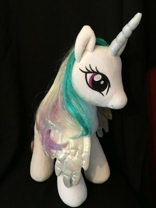 Celestia Build A Bear My Little Pony Princess Unicorn White Pegasus Plush Mlp