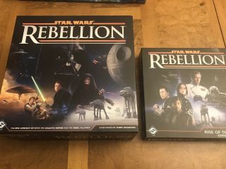 Star Wars Rebellion Board Game & Rise Of The Empire - Ffg Sleeved Zen Bins