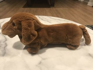 Folkmanis Dachshund Wiener Dog Plush Hand Puppet 20 " Long