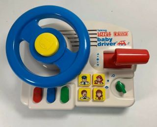 Vintage Toy - Vtech - Talking Little Smart - Baby Driver