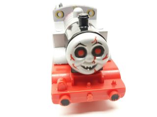 TIMOTHY THE GHOST ENGINE 0 Thomas & Friends Trackmaster Motorized CUSTOM Train 3