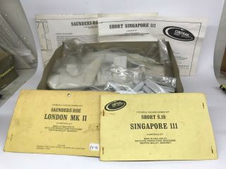 Contrail 1/72 Short Singapore Iii & Saunders - Roe A27 London Ii Vacform Kits.