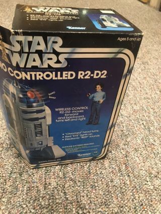 Vintage 1978 Kenner Star Wars Radio Controlled R2 - D2 W/ Box 3