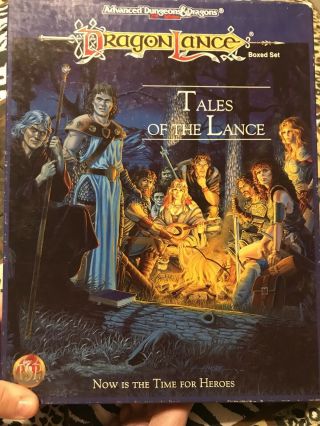 Ad&d Dragonlance Time Of The Dragon Box Set - Complete Exc Tsr 1050