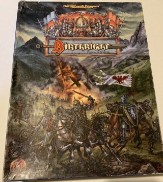 Dungeons & Dragons Ad&d Birthright Campaign Setting Boxed Set 100 Complete