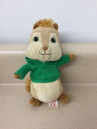 Ty Alvin And The Chipmunks Theodore Beanie Baby Plush Stuffed Animal Ar22