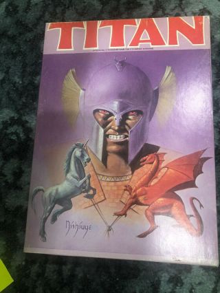 Avalon Hill Fantasy Titan (2nd Printing) Box Fair,