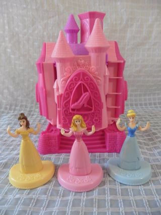 Disney Prettiest Princess Castle Play - Doh Playset Cinderella Aurora Belle Hasbro
