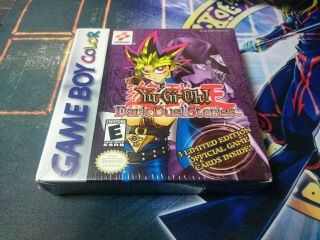 Yu - Gi - Oh Dark Duel Stories Game Boy Color Factory Rare W 3 Cards