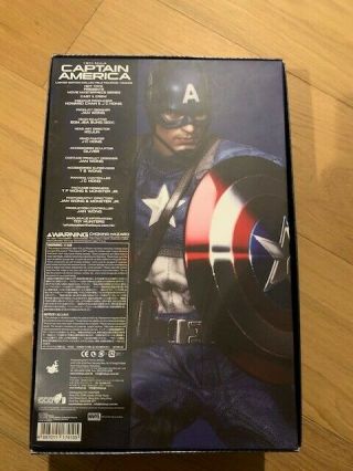 Hot Toys Captain America: The First Avenger Action Figure NIB 3