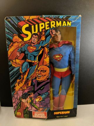1977 Mego Wgsh 12in Superman Dc