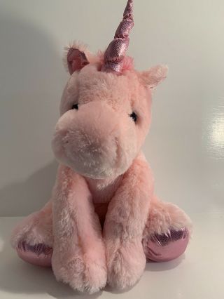 Kellytoy Whimsical Friends Pink Unicorn Large Plush Stuffed Animal Toy Jumbo