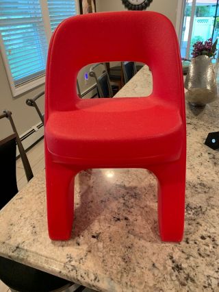Step 2 Toddler Chair Red Pretend Play Kid Size For Desk Table Etc