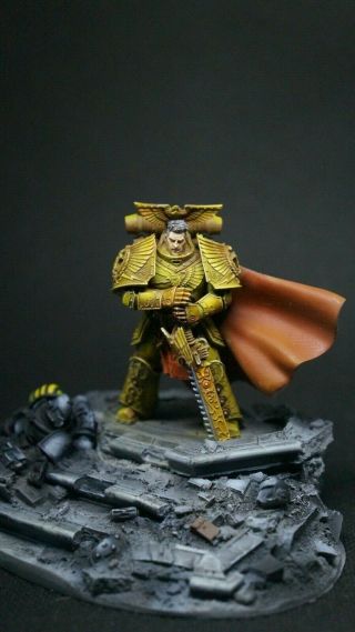 Warhammer 30000.  Rogal Dorn Primarch.  Professionally Painted