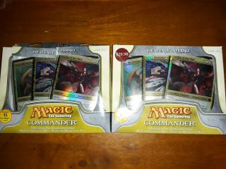 Magic The Gathering Commander 2011 Heavenly Inferno X2