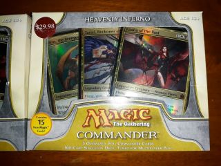 Magic the Gathering Commander 2011 Heavenly Inferno x2 2