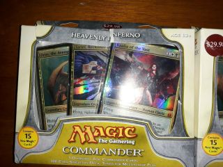 Magic the Gathering Commander 2011 Heavenly Inferno x2 3