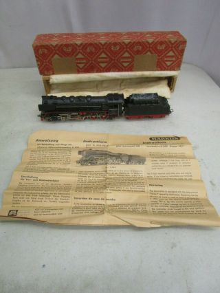 Vintage Marklin G 800 Locomotive With Tender With Box & Instructions