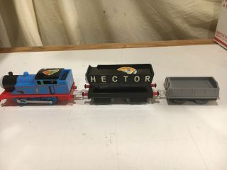 Motorized Thomas with Hector and Log Car for Thomas and Friends Trackmaster 2