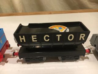 Motorized Thomas with Hector and Log Car for Thomas and Friends Trackmaster 4