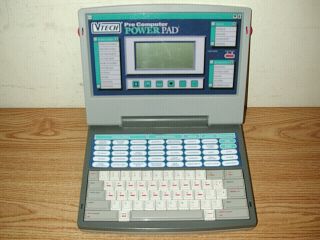1994 Vtech Pre Computer Power Pad Laptop Educational Learning Toy,