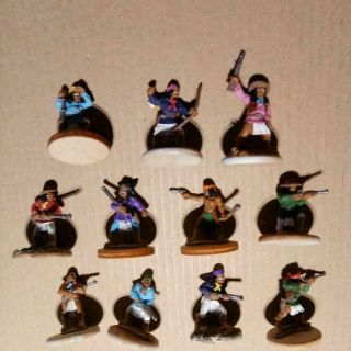 28mm Foundry Apaches 2 Ft - Old West Indians Cowboys