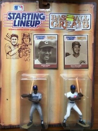 Ernie Banks And Billy Williams 1989 Starting Line Up