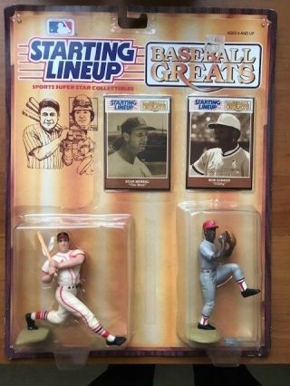 Stan Musial And Bob Gibson 1989 Starting Line Up