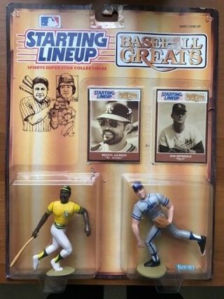 Reggie Jackson And Don Drysdale 1989 Starting Line Up