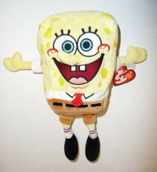Ty Nickelodeon Spongebob Squarepants 8 " Bean Plush 2006 W/ Tag