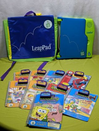 Leappad Bundle Backpack And Leappad With Nine Books And Cartridges