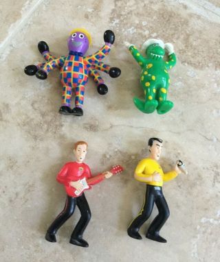 The Wiggles 4 Figures Henry Octopus Dorothy Spin Master Murray Greg Cake Toppers