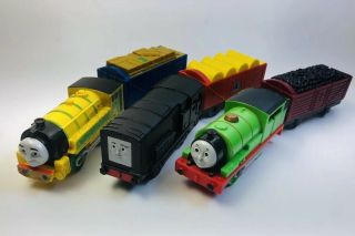 Talking Victor,  Diesel & Percy 3p Thomas & Friends Trackmaster Motorized Railway