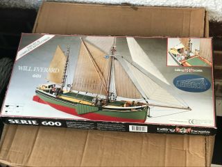 Billing Boats 1/67 Will Everard Thames Sailing Barge,  Unmade,  Fine Kit.