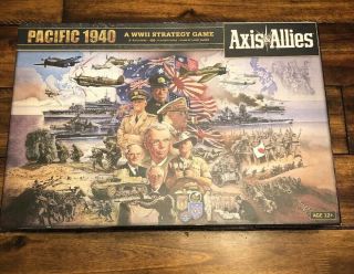 Axis And Allies Pacific 1940 1st Edition 2009 Avalon Hill Wwii War Game
